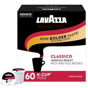 Lavazza Classico Medium Roast Coffee K-Cups 60-Pack for $20 w/ Sub & Save