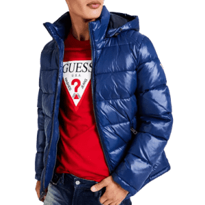 Guess Men's Hooded Puffer Coat for $68