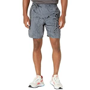 Reebok Men's Standard Workout Ready Graphic Shorts, Cold Grey, Small for $27