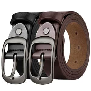 West Leathers Women's Belt 2-Pack for $14