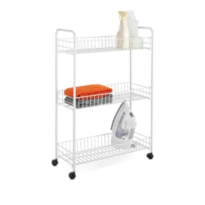 Honey Can Do 3-Tier Rolling Laundry Cart for $14