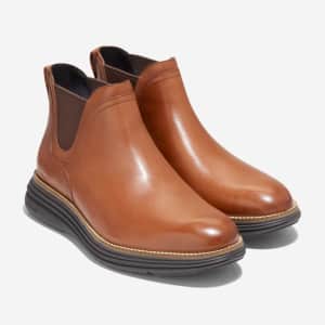 Cole Haan Men's ØriginalGrand Ultra Chelsea Boots for $70