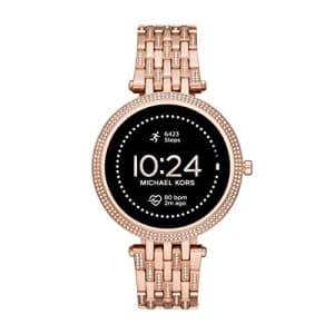Michael Kors Women's MKGO Gen 5E 43mm Touchscreen Smartwatch with Fitness Tracker, Heart Rate, for $277