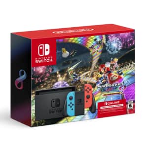 Nintendo Switch Mario Kart 8 Deluxe Console Bundle for $299