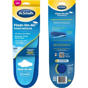 Dr. Scholl's Men's Float-On-Air Insoles for $6.60 via Sub & Save