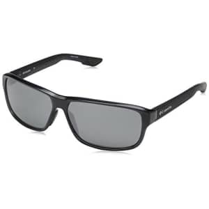 Columbia Men's Ridgestone Rectangular Sunglasses, Crystal Shark/Smoke, 62 mm for $67