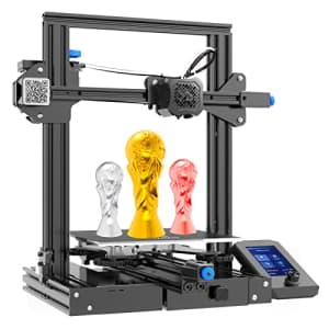 3D Printer, Creality Official Ender 3 V2 Upgraded 3D Printer Integrated Structure Designe with for $229