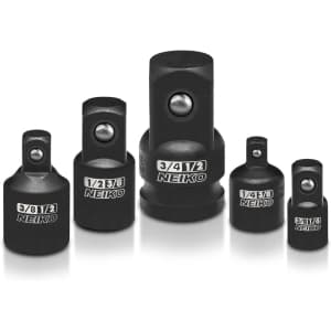 Neiko Impact Adapter and Reducer 5-Piece Set for $8 Neiko Impact Adapter and Reducer 5-Piece Set for $8