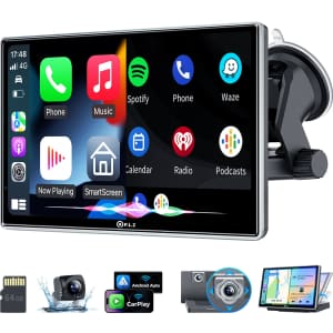 PLZ 7" Car Audio Receiver w/ Cameras for $65