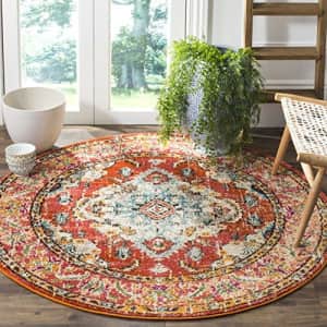 Safavieh Monaco Collection MNC243H Boho Chic Medallion Distressed Non-Shedding Stain Resistant for $48 Safavieh Monaco Collection MNC243H Boho Chic Medallion Distressed Non-Shedding Stain Resistant for $48
