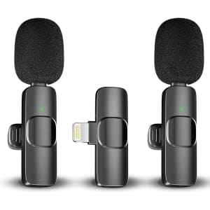 Wireless Lavalier Microphone for iPhone/Android/PC for $9