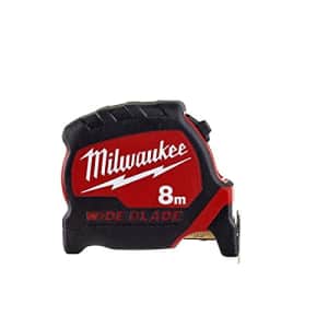 Milwaukee 8m Tape Measure Wide Blade 33mm 4932471816, Red for $65