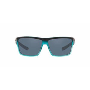 Costa Del Mar Men's Rinconcito Polarized Rectangular Sunglasses, Blue/Grey Polarized-580P, 60 mm for $143 Costa Del Mar Men's Rinconcito Polarized Rectangular Sunglasses, Blue/Grey Polarized-580P, 60 mm for $143