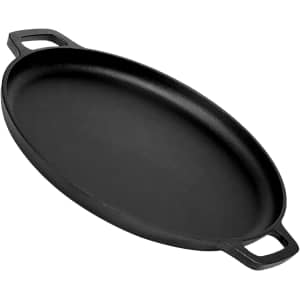 Cuisinel 13.5" Pre-Seasoned Cast Iron Pizza and Baking Pan for $20 Cuisinel 13.5" Pre-Seasoned Cast Iron Pizza and Baking Pan for $20