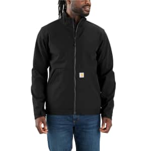 Carhartt Men's Rain Defender Softshell Jacket for $45 in cart