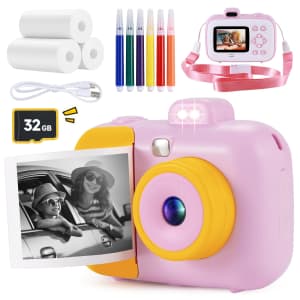 Kids' 12MP Instant Print Camera for $19 w/ Prime
