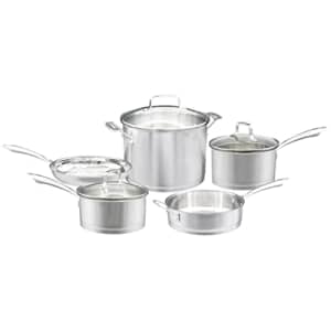 Cuisinart 8-Piece Professional Stainless Cookware Set for $80