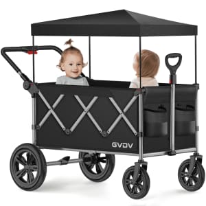 GVDV 2-Seater Collapsible Wagon Stroller for $109