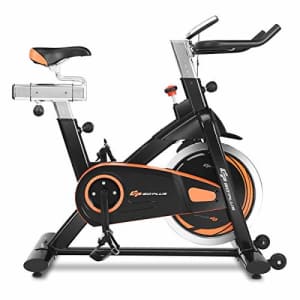 Goplus Indoor Cycling Bike, Stationary Bicycle with Flywheel and LCD Display, Cardio Fitness Cycle for $220