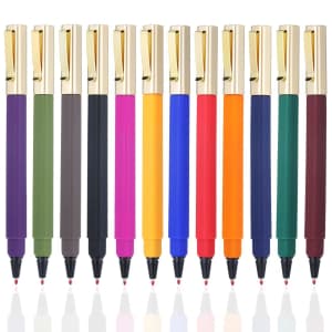 0.5mm Medium Point Gel Ink Pen 12-Pack for $4