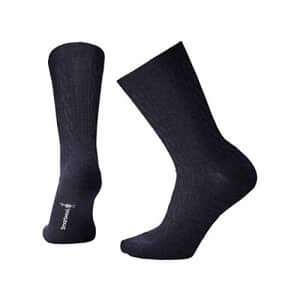 Smartwool Women's Cable II Socks,Deep Navy Heather,Medium for $15 Smartwool Women's Cable II Socks,Deep Navy Heather,Medium for $15