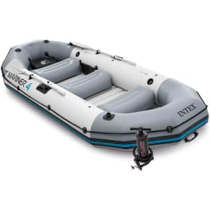 Intex Mariner 4-Person Inflatable Boat Set for $364