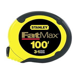 STANLEY FATMAX Tape Measure, 100-Foot (34-130) for $27