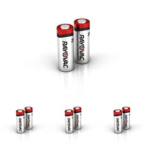 Rayovac 12V Batteries, Keyless 12 Volt Battery Alkaline, 2 Count (Pack of 4) for $32