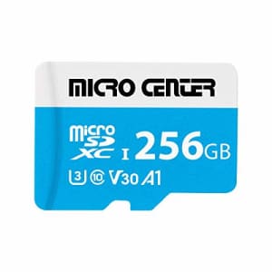 Inland Micro Center Premium 256GB microSDXC Card, Nintendo-Switch Compatible Micro SD Card, UHS-I C10 U3 for $18