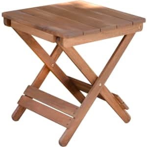 Plant Theatre Adirondack Wooden Folding Side Table for $60
