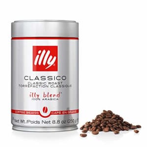 Illy Classico Roast Coffee Beans, 8.8 Ounce for $16
