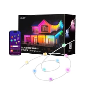 Yeelight 100-Foot Smart Outdoor Permanent Lights for $109 Yeelight 100-Foot Smart Outdoor Permanent Lights for $109