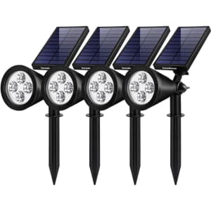 InnoGear Solar Landscape Spotlights 4-Pack for $33 InnoGear Solar Landscape Spotlights 4-Pack for $33