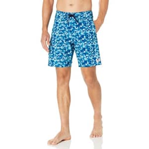 Costa Del Mar Standard Tides Printed Boardshort, Costa Water Camo Blue, 40 for $49