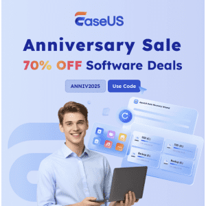 EaseUS 21st Anniversary Celebration: Up to 70% off