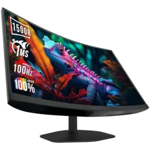 Sceptre Curved 24-inch Gaming Monitor 1500R DisplayPort HDMI X2 Eye Care 100% sRGB Build-in for $80