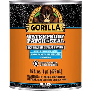 Gorilla Waterproof Patch & Seal Liquid 16-oz. Can for $17