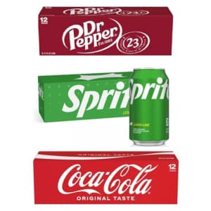 Soda 12-Pack at Target: Buy 3, get an extra 50% off w/ Target Circle