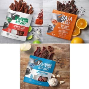 Baja 2.5-oz. 100% All Natural Beef Jerky 3-Pack for $9