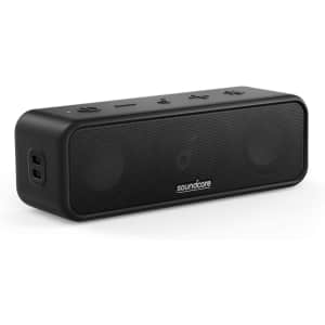 Anker Soundcore 3 Bluetooth Waterproof Speaker for $36