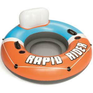 Bestway CoolerZ Rapid Rider Inflatable River Lake Pool Tube Float for $8
