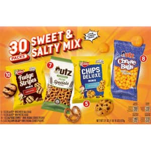Keebler Sweet & Salty Mix 30-Count for $11 via Sub & Save