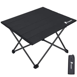Pteromy Folding Camping Table for $12