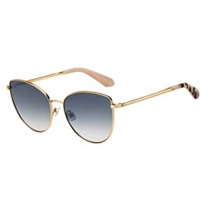 Kate Spade New York Women's Dulce/G/S Cat Eye Sunglasses, Red Gold/Gray Shaded, 59mm, 17mm for $99