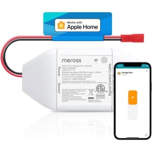 Meross Smart WiFi Garage Door Opener Remote for $40
