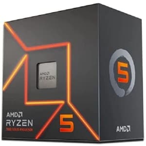 AMD Ryzen 5 7600 6-Core, 12-Thread Unlocked Desktop Processor for $190