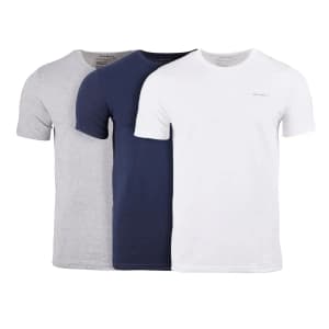 Eddie Bauer Men's Classic Cotton Crew T-Shirt 3-Pack for $15