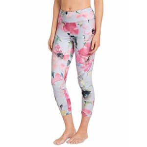Jockey Women's Activewear Watercolor Floral Capri, Watercolor Floral, 3X for $30