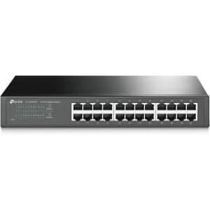 TP-Link 24-Port Gigabit Ethernet Switch for $63 TP-Link 24-Port Gigabit Ethernet Switch for $63