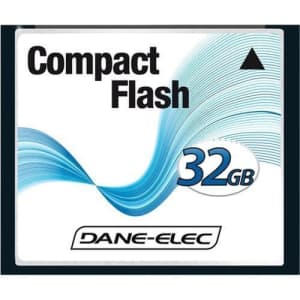 Dane Elec Canon EOS 7D Digital Camera Memory Card 32GB CompactFlash Memory Card for $25